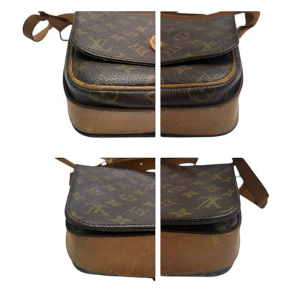 Louis Vuitton Monogram Brown Gold Leather Shoulder Bag — view 5
