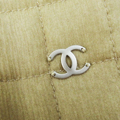 CHANEL Vintage 00S P15722 Gabrielle 100% Silk Face/face Pattern With Coco Mark