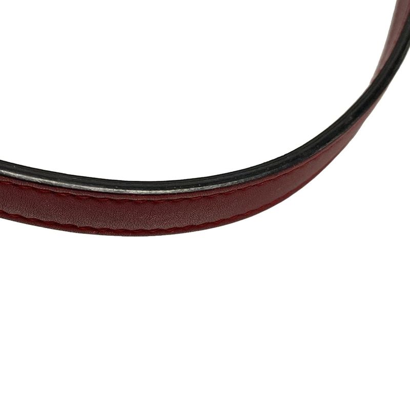 Dior/christian Dior Handbag Saddle Bag Red Leather