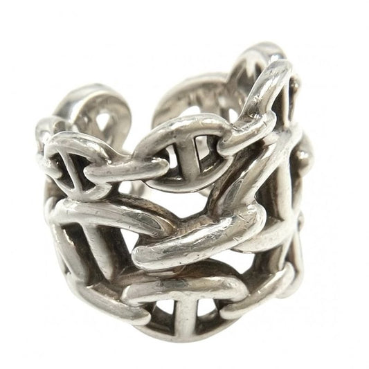 Hermes Rings Chaine Dancre Anchene GM Accessory Jewelry Small Size 50