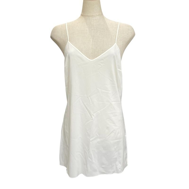 Chanel Dress Coco Mark Clover Lace P76856k11051 Cotton White