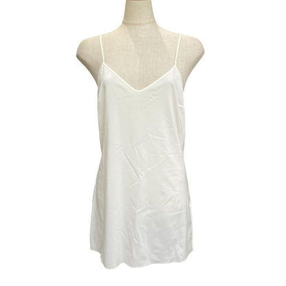 Chanel Dress Coco Mark Clover Lace P76856k11051 Cotton White