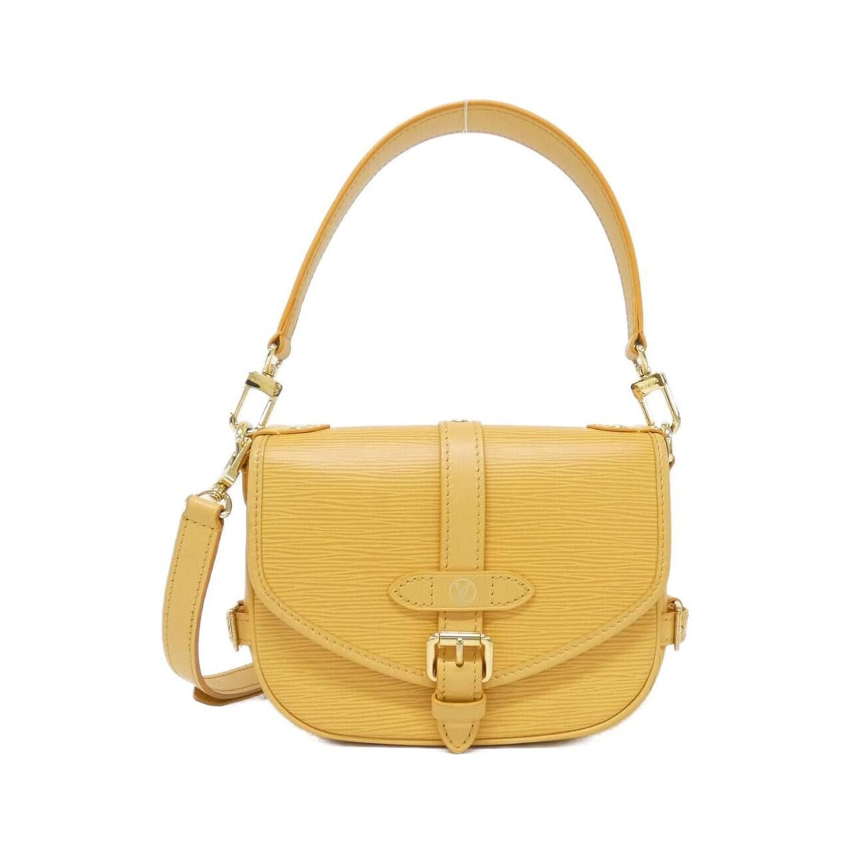 Louis Vuitton Epi Saumur BB Shoulder Bag Safran