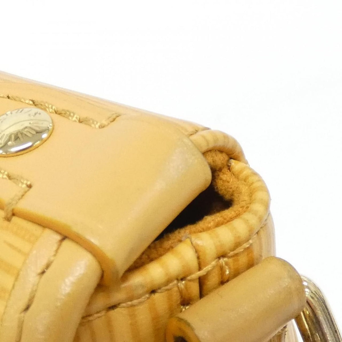 Louis Vuitton Epi Saumur BB Shoulder Bag Safran — view 5