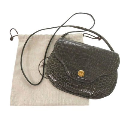 Hermes Paula Porosas Grayish Gold Hardware Shoulder Bag 1143 Hermes