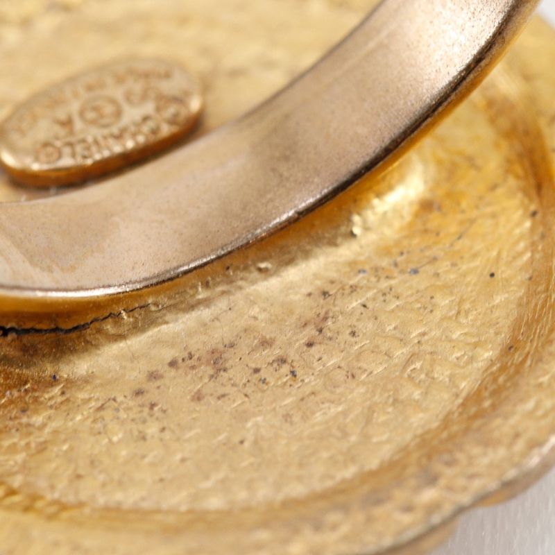 Chanel Flower Motif Free Size Gold Plated No.13 99A Ladies 4.5g Ring