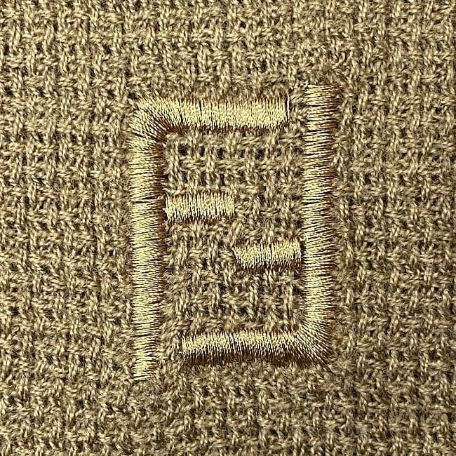 Fendi Scarf Ec21940 Beige Excellent Condition Cleaned