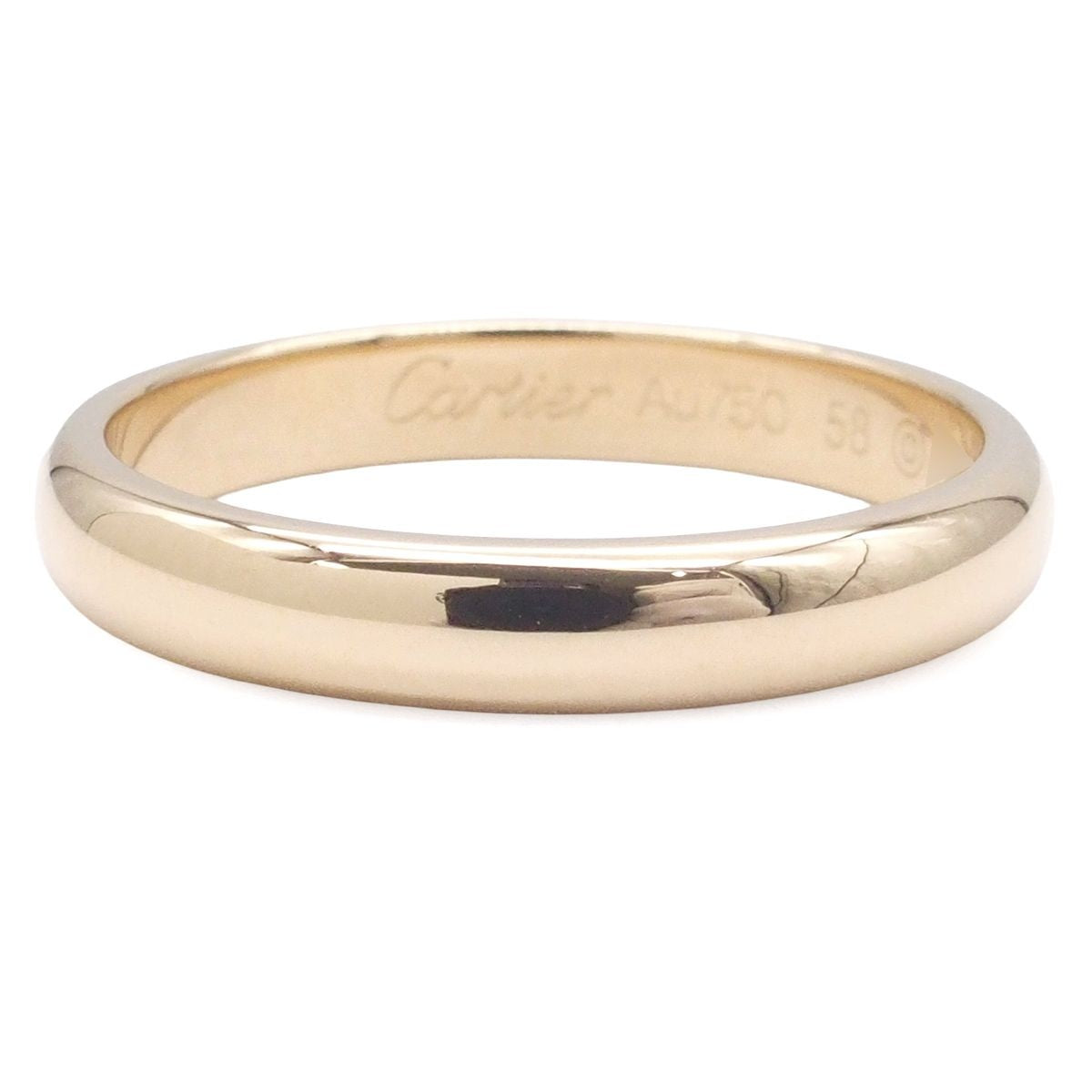 Cartier Ring Yellow Gold 18k Band — view 2