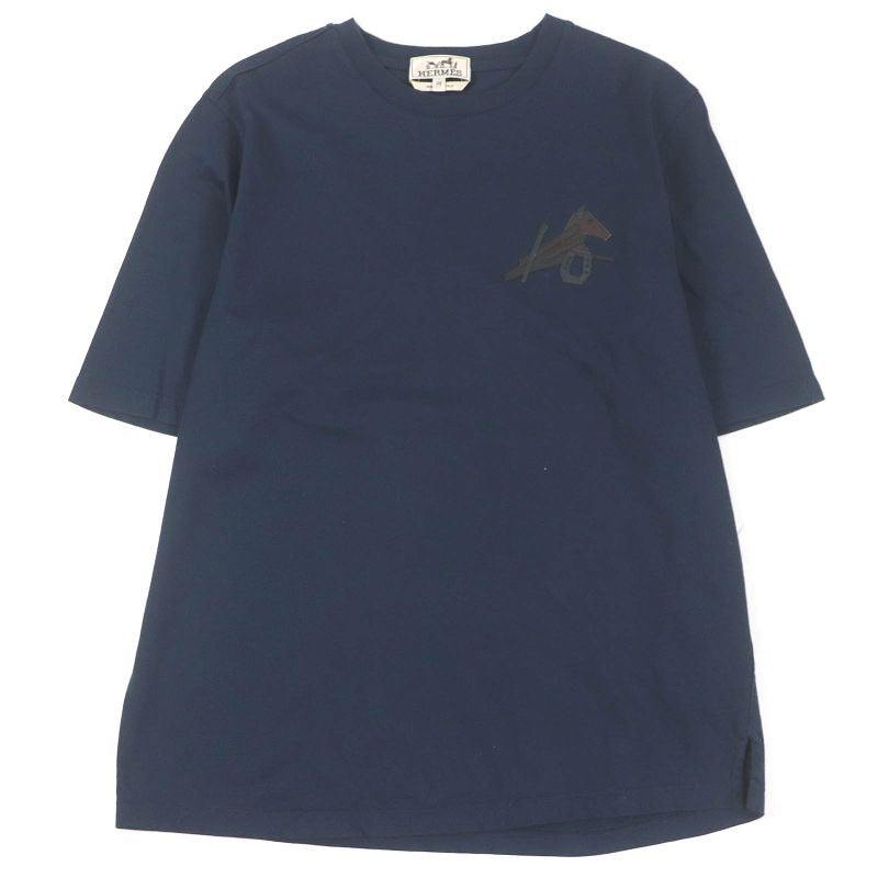 Hermes 22 SS Puzzle Esquettre Cotton Sheepskin Crew Neck Short Sleeve T-Shirt