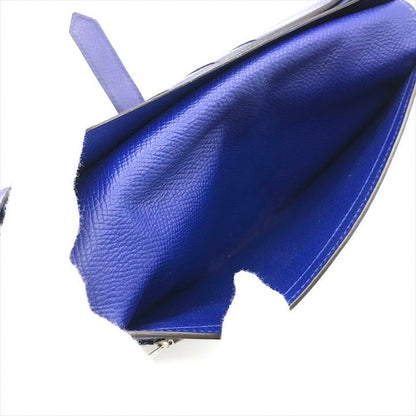 Hermes Epsom Bearn Souffle Blue Wallet Bifold