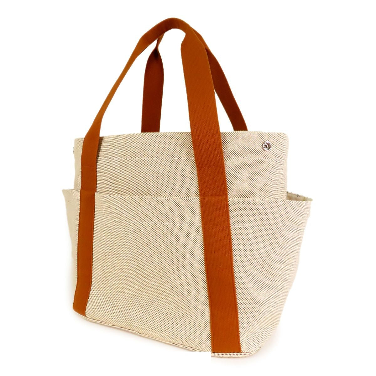 Hermes Mother's Cabriole Biscuit Cotton Tote Bag — view 2