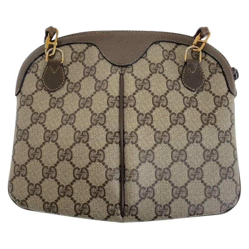 Gucci Old Gucci Beige GG Supreme Canvas 904 02 047 Shoulder Bag Pochette Women