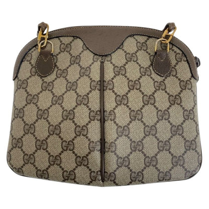 Gucci Old Gucci Beige GG Supreme Canvas 904 02 047 Shoulder Bag Pochette Women