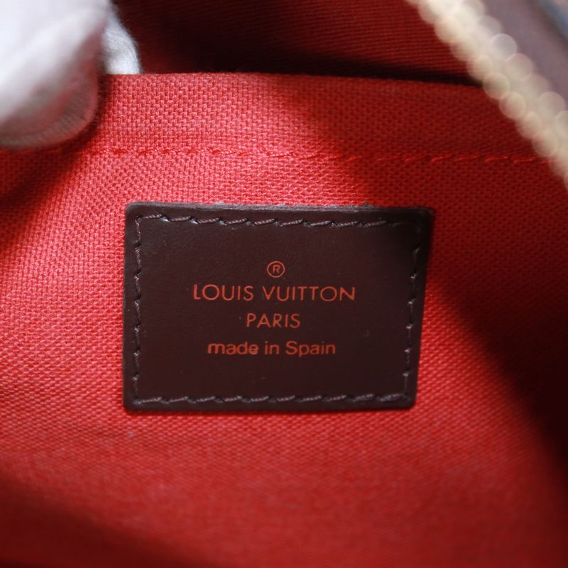Louis Vuitton Rivera MM Damier Ebene Damier Ebene Leather × PVC Brown Handbag