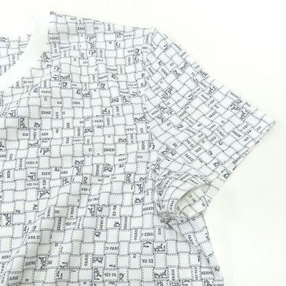 Hermes Short Sleeve T-shirt One Piece Bolduc AU Carre Bolduc Check