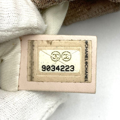 Chanel New Travel Line PM Tote Handbag Nylon Metallic Pink Ladies Men Fashion