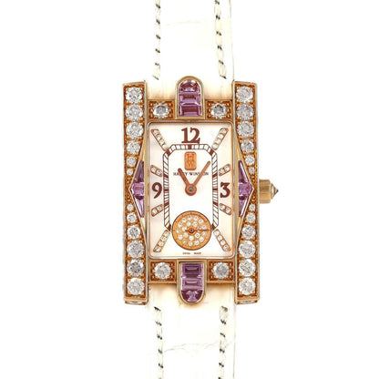 Harry Winston Avenue Classic Aurora PG D-ps Pg Rg Quartz Bracelet