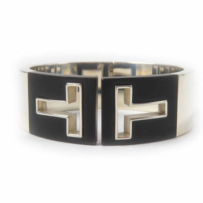 Tiffany & Co T-cut Out Bangle Bracelet AG 925 Silver Black