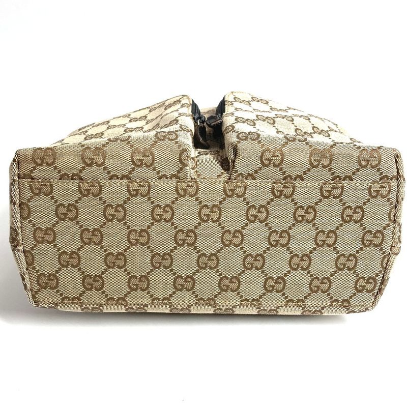 Gucci Handbag GG Logo 002-1080 GG Canvas/leather Beige
