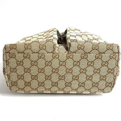 Gucci Handbag GG Logo 002-1080 GG Canvas/leather Beige