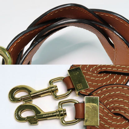Loewe Shoulder - Wavy - Stitch Brown Gdhardware Bag Strap Single Item