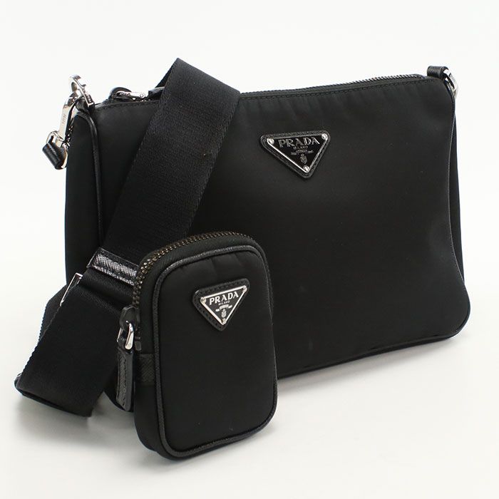 Prada Shoulder Bag Crossbody Shoulder Bag Nylon Unisex