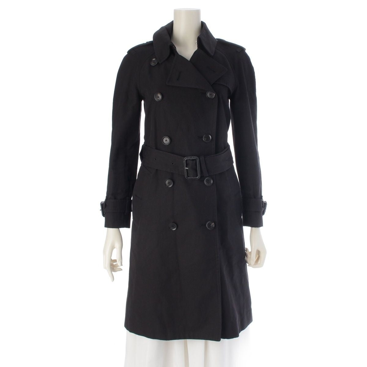 Gucci Cotton Twill All Over Pattern Belted Inner Pocket Trench Coat