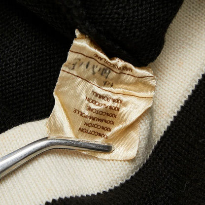 Chanel Dress Long Sleeves Size: 2 Black White Cotton Women's Chanel