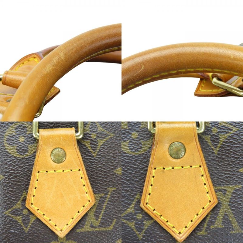 Louis Vuitton Speedy 30 Handbag Speedy 30 M41526 Monogram Brown Gold Hardware