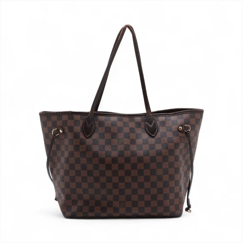 Louis Vuitton Damier Neverfull MM M51105 Leather Tote Bag Shoulder Hand A4