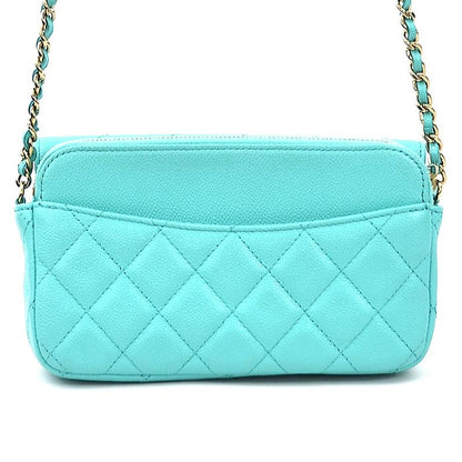 Chanel Chain Wallet Crossbody Shoulder Bag Matelasse