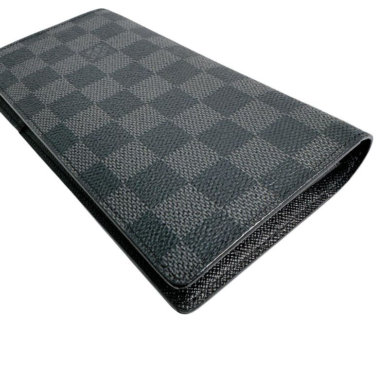 Louis Vuitton N62665 Damier Graphite Foldable Portefeuille Blazer Long Wallet