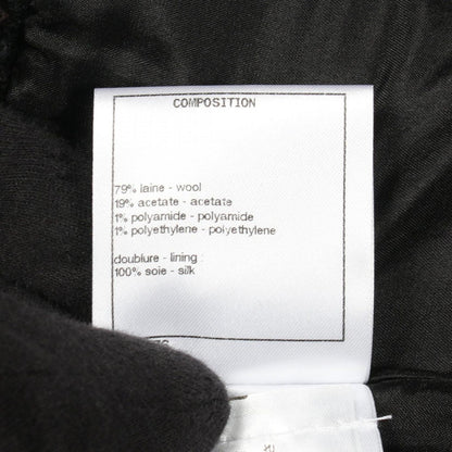Chanel Skirt CC Logo Button Wool — view 4