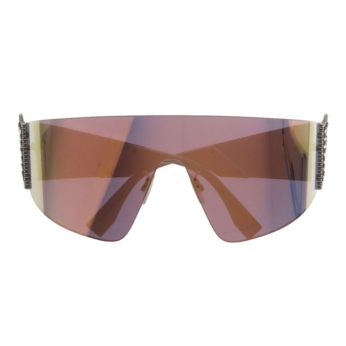 Fendi FF Logo Rhinestone Sunglasses Acetate
