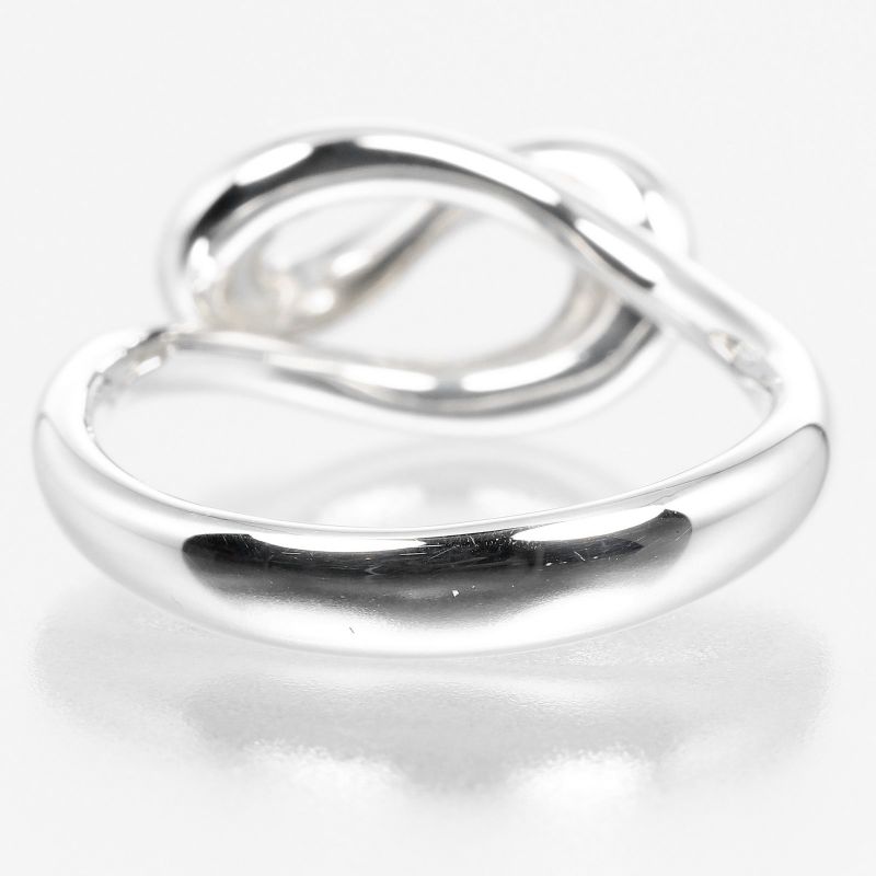 Tiffany & Co Open Wave Silver 925 Size 9 Ladies' 3.2g Ring