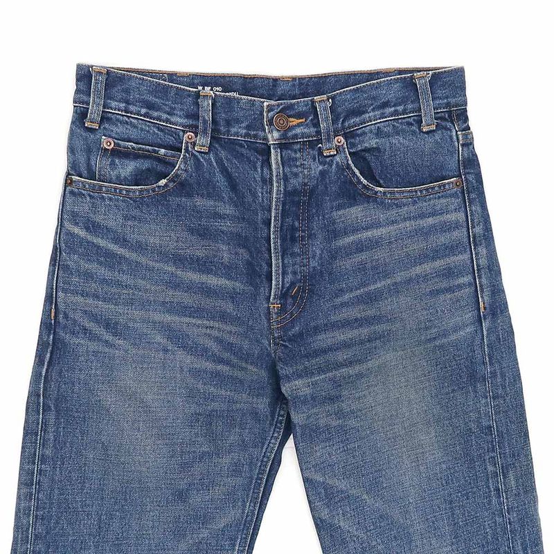 Celine Cut-off Denim N799365m07du 26 Size Blue Denim Pants Women's