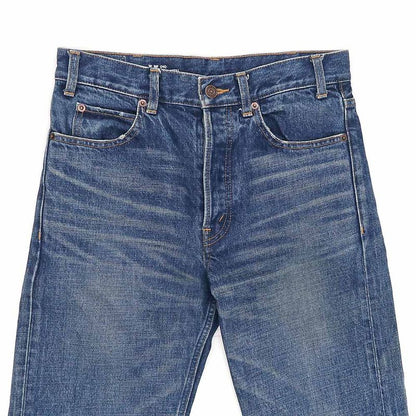 Celine Cut-off Denim N799365m07du 26 Size Blue Denim Pants Women's