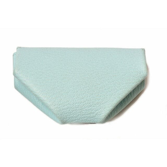 Hermes Coin Case Purse le Van Cattle Leather Light Blue — view 2