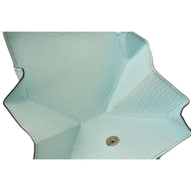 Hermes Coin Case Purse le Van Cattle Leather Light Blue — view 5