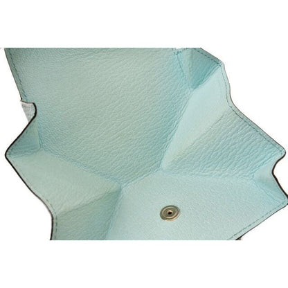 Hermes Coin Case Purse le Van Cattle Leather Light Blue — view 5