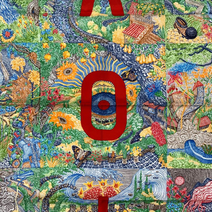 Grade Rare Hermes Carre 90 Carre Geant Elefseria 100% Silk Scarf With Box