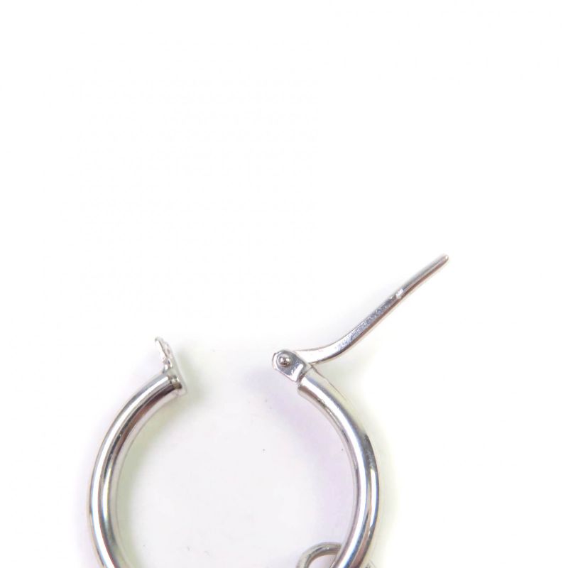 Prada 2jo750 Symbol Pendant Earrings Ag925 Current 2 Pieces Set Triangle Logo