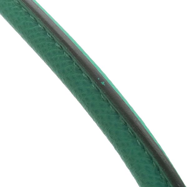 Hermes Garden Party PM Tote Bag Vaux Epson Vert Jade Silver Hardware Green