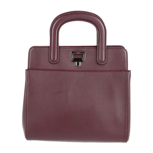 Cartier Handbag Calf Leather Bordeaux Jeanne Toussaint 2-Way Shoulder Bag Tote