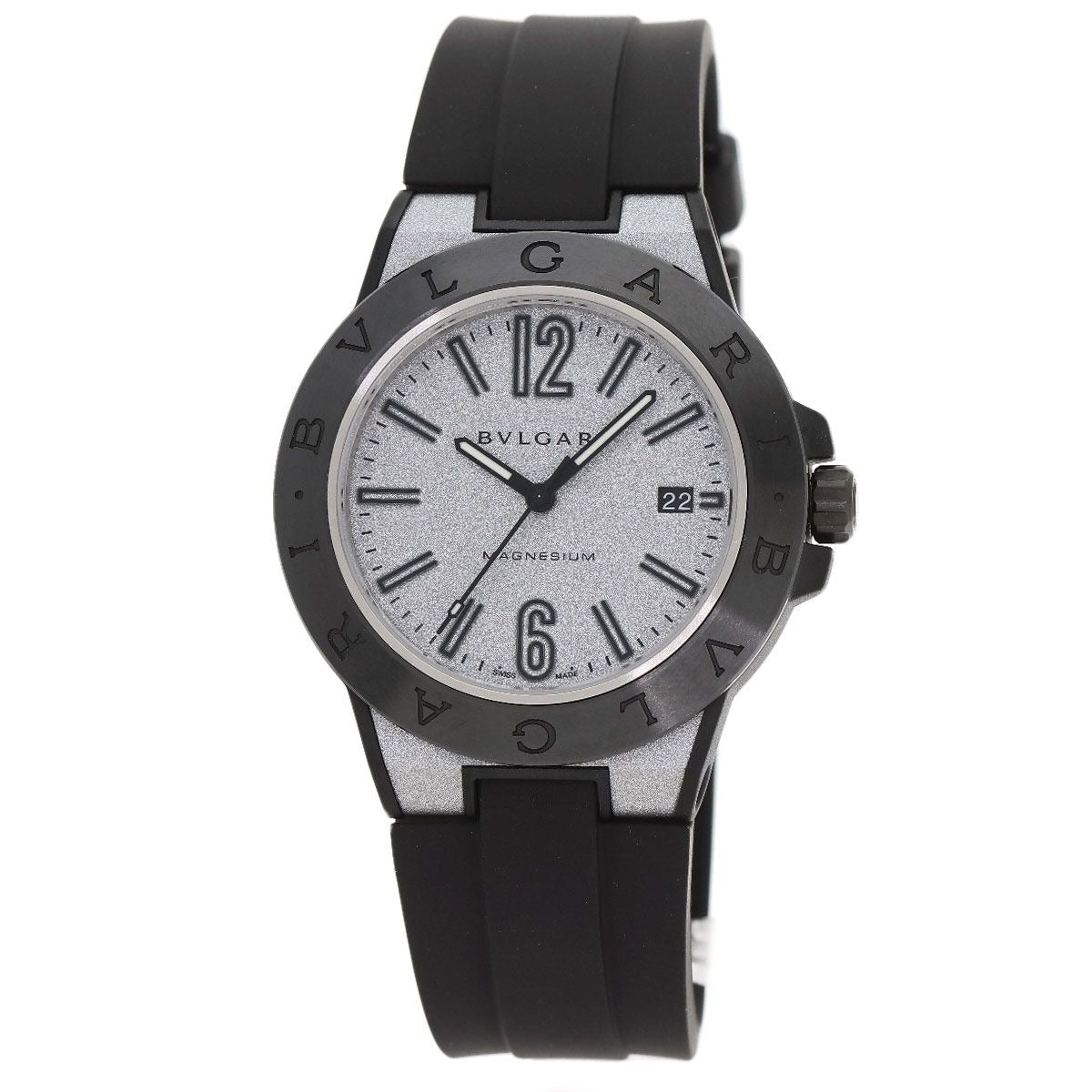 Bvlgari Diagono Magnesium Watch Peek Rubber Ceramic