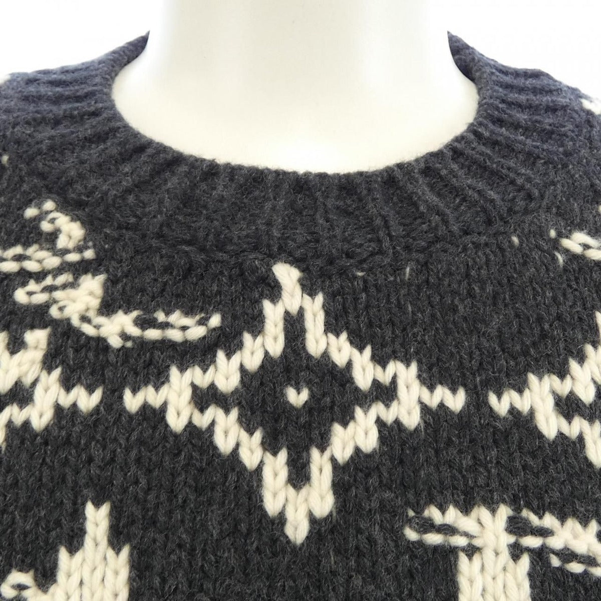 Louis Vuitton Monogram Flower Jacquard Hjn 85 Wtpa Knit — view 5