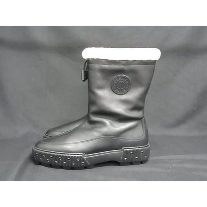 Hermes Johnny Leather Short Boots 35 Shoes Black — view 3