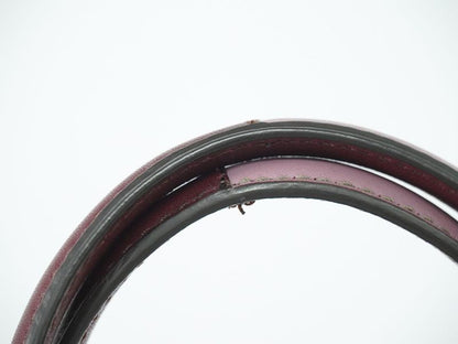 Authentic Fendi Trois Jour Bicolor Tote Handbag Leather Bordeaux Pink 8bh272