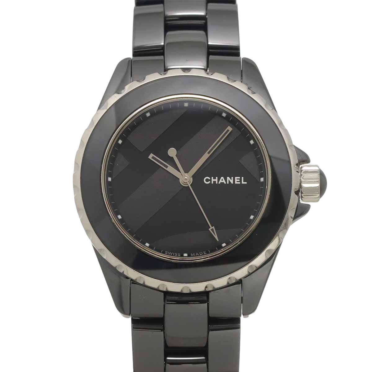 Chanel Untitled 38 Limited to Watch Date Black Ceramic Automatic Winding