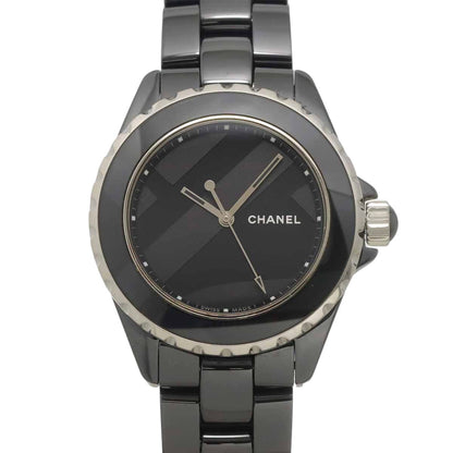 Chanel Untitled 38 Limited to Watch Date Black Ceramic Automatic Winding